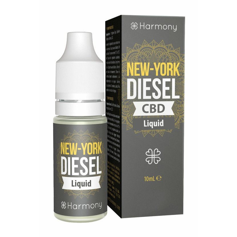 Harmony CBD Liquid New York Diesel 10ml, 30-600 mg CBD