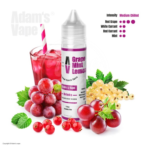 Adams Vape Grape Mint Lemonade